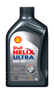 Shell Helix Ultra 0W-40, opakowanie