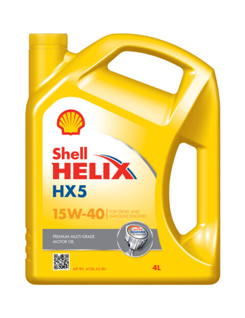 Shell Helix HX5 15W-40, opakowanie