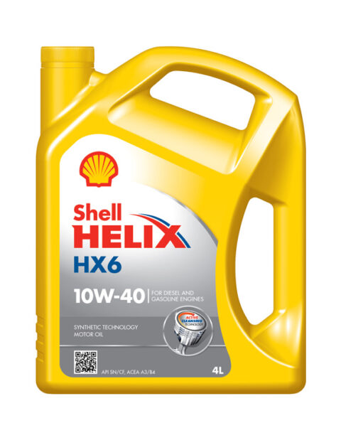 Shell Helix HX6 10W-40, opakowanie