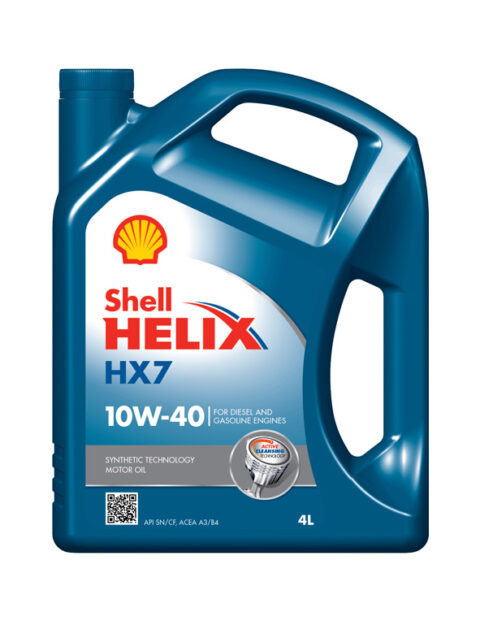 Shell Helix HX7 10W-40, opakowanie