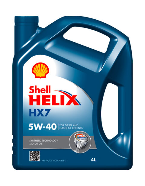 Shell Helix HX7 5W-40, opakowanie