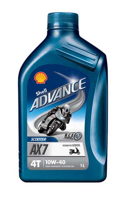 Shell Advance 4T AX7 10W-40, opakowanie