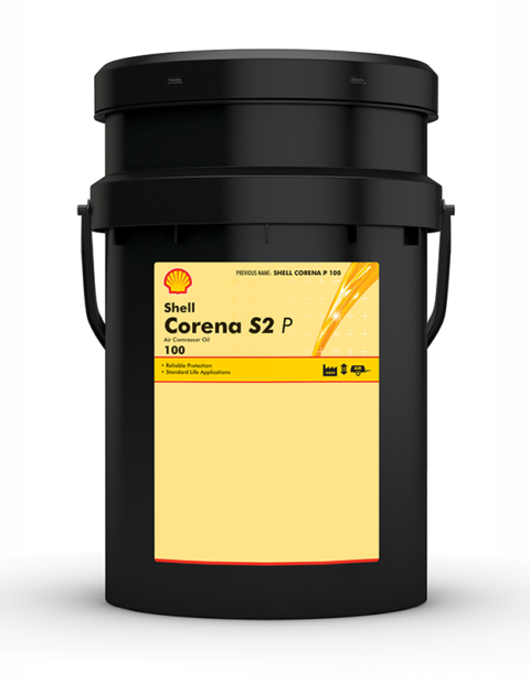 Shell Corena S2 P 100, opakowanie