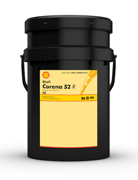 Shell Corena S2 R 68, opakowanie