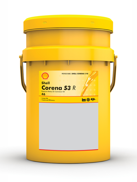 Shell Corena S3 R 46, opakowanie