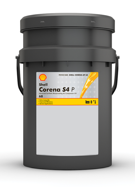 Shell Corena S4 P 68, opakowanie