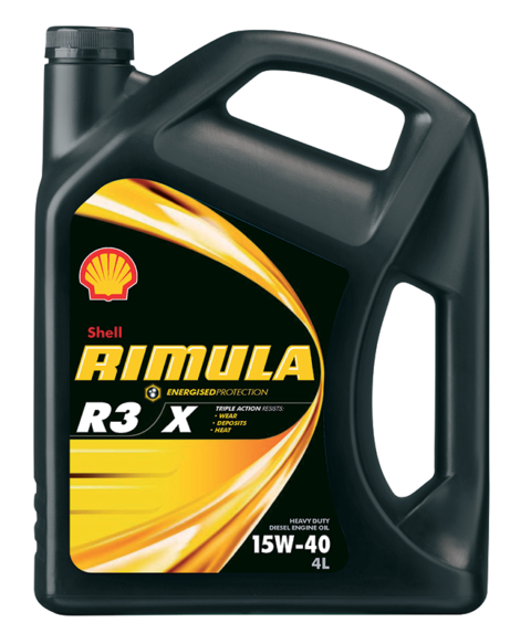 Shell Rimula R3 X 15W-40, opakowanie